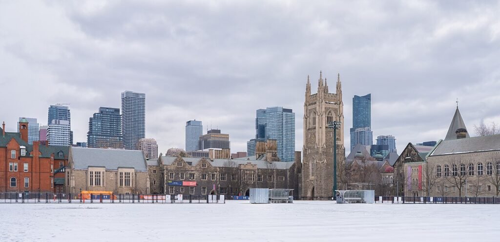 A view from the Back Campus of the University of Toronto