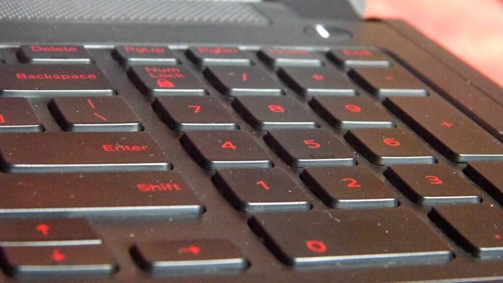 Dell laptop keyboard