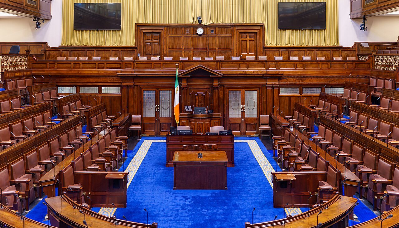 Inside the Dáil - The Irish Parliament Chamber