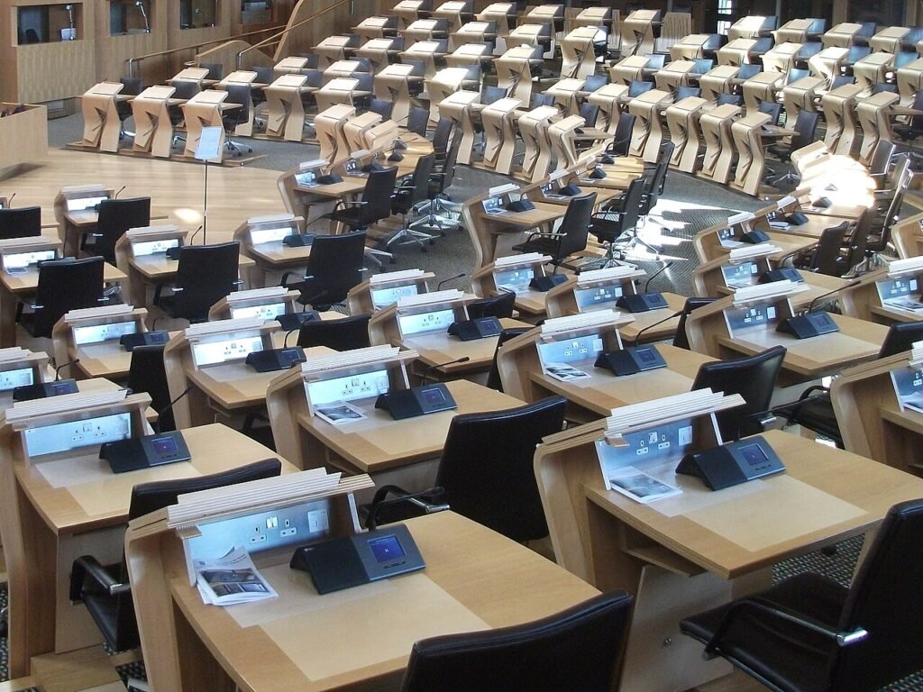 Scottish Parliament Debating Chamber - geograph.org.uk - 2883790