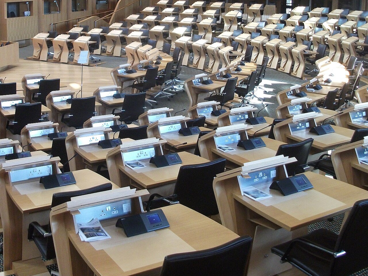 Scottish Parliament Debating Chamber - geograph.org.uk - 2883790