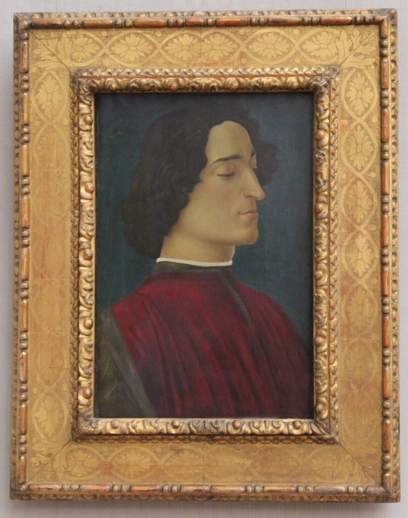 Sandro Botticelli's 1478 Portrait of Giuliano de' Medici, a highlight of the berlin portraits exhibition botticelli to lempicka
