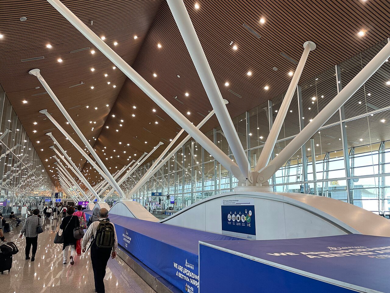 Kuala Lumpur International Airport terminal, where Malaysia AI chips seized in October 2026 were found in the free trade zone