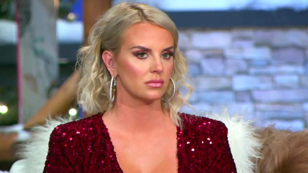 Whitney Rose on the reunion set during The Real Housewives of Salt Lake City season 1 reunion, part 2