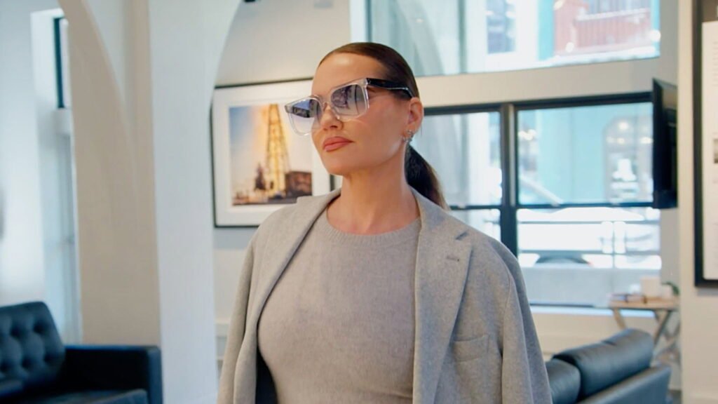Meredith Marks at the art gallery