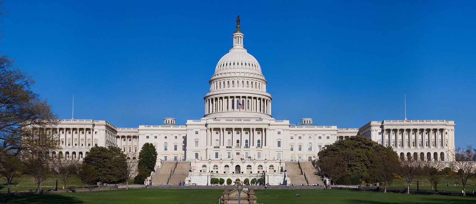 The western front of the United States Capitol building